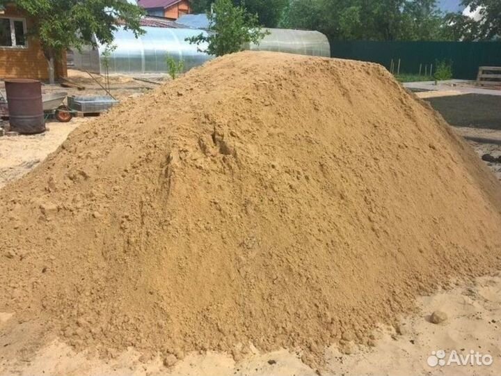 Песок \ Земля природный оптом от 3кубов