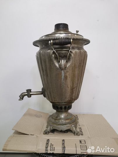 Самовар Угольный Дровянной 6 литров рюмка СССР