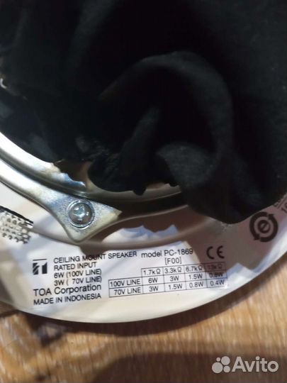 Колонка врезная потолочная