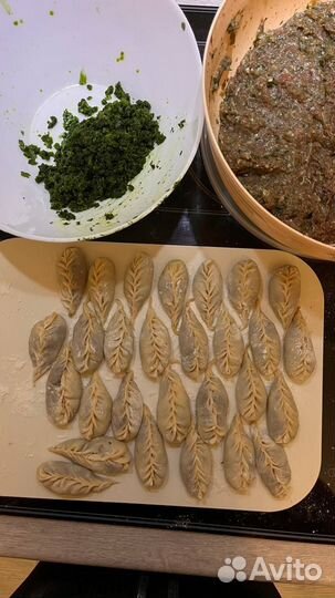 Курзе с зеленью домашнего приготовления