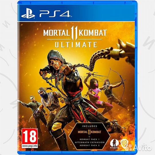 Mortal Kombat 11 Ultimate (Б/У) PS4, русские субти