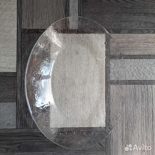 Посуда: Блюдо стеклянное