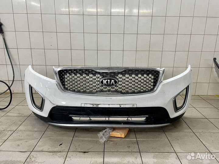 Передний бампер Kia Sorento Prime 3 дорест,оригин