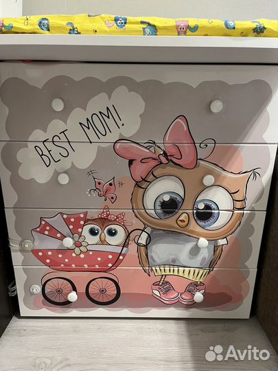 Пеленальный комод и стеллаж