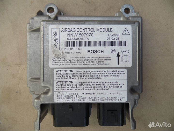 Блок управления подушками SRS Рендж Ровер l322