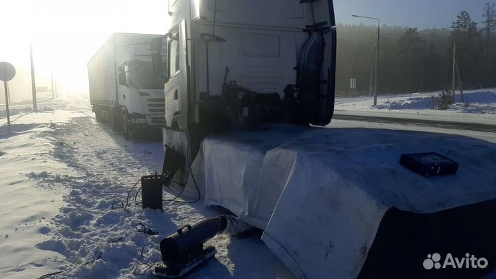 Отогрев авто