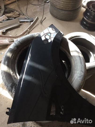 Переднее правое крыло на hyundai solaris 1