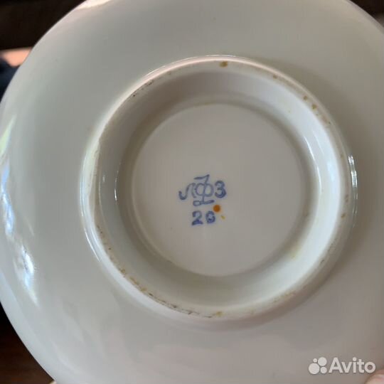 Кофейный сервиз лфз СССР кобальт