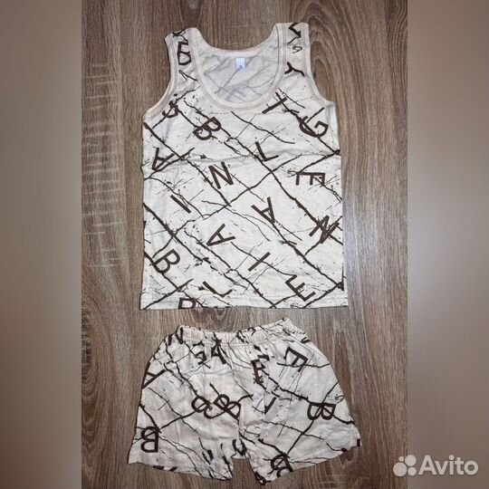 Новые комплекты трусы+майка дев и мал 92-122