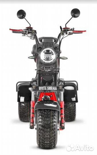 Трицикл White Siberia ikra RC 31Ah 5000W Black NEW