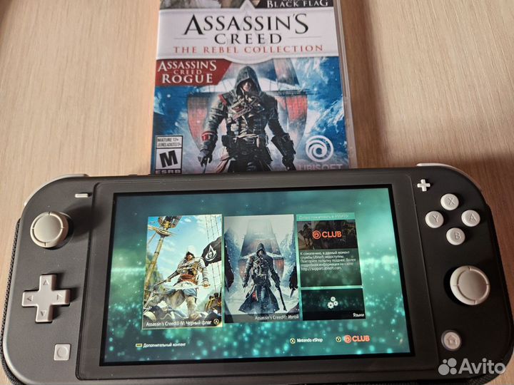 Assassin's Creed: Мятежники - картридж nintendo sw