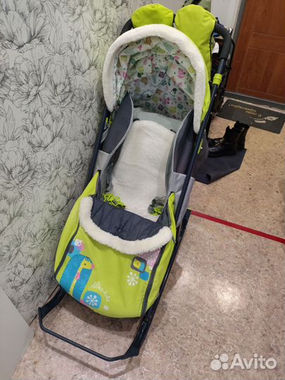 Коляска санки Ника детям 7-2