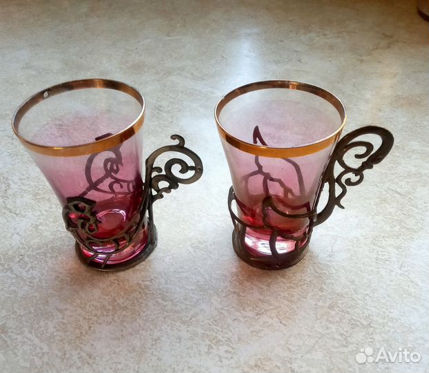 Рюмки с подстаканиками СССР