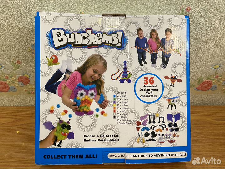 Игра конструктор репейник bunchems
