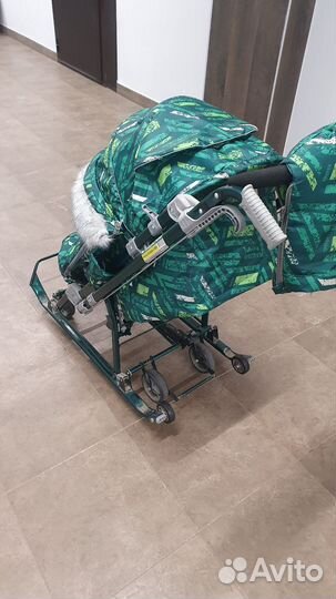 Детские санки коляска ника