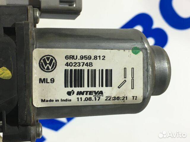 Стеклоподъёмник задний левый volkswagen polo 5 1.6