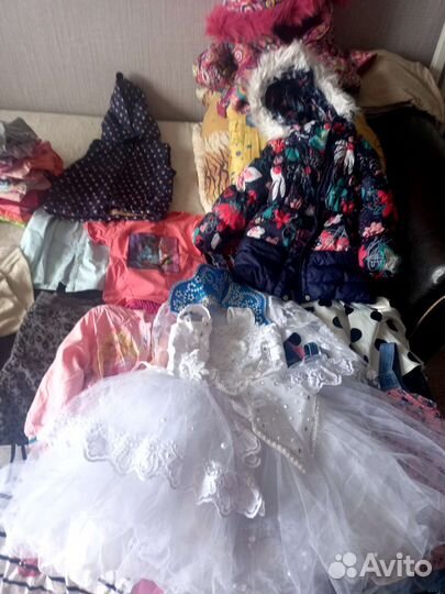Детские вещи пакетом для девочек 92 110