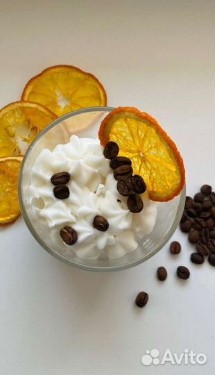 Ароматическая свеча ручной работы