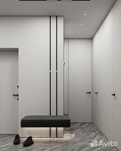 Дверь скрытого монтажа комплект