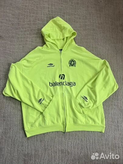 Balenciaga soccer zip hoodie оригинал