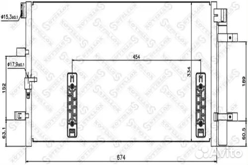 Радиатор конд Audi A4/A5/Q5 1.8TFSi-3.2TFSi 07