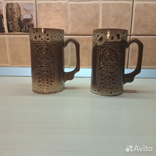 Кружки пивные СССР, керамика