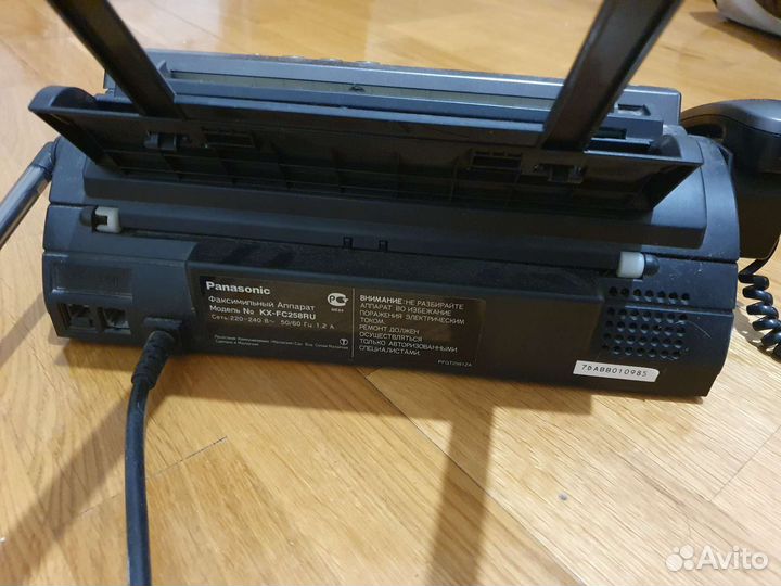 Факс panasonic kx-fc258