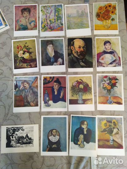 Открытки по искусству СССР 50-80