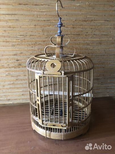 Клетка для птиц из бамбука.Ручная работа