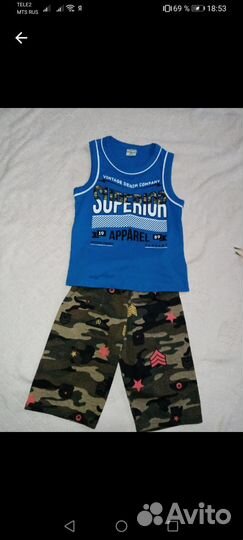 Костюм новый 4-5л