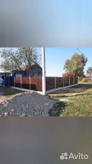 Заборы из профнастила