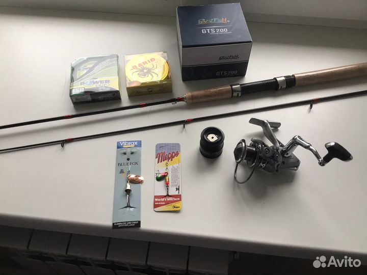 Спиннинговый комплект для рыбалки