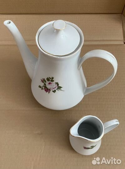 Кофейник чайник фарфор СССР