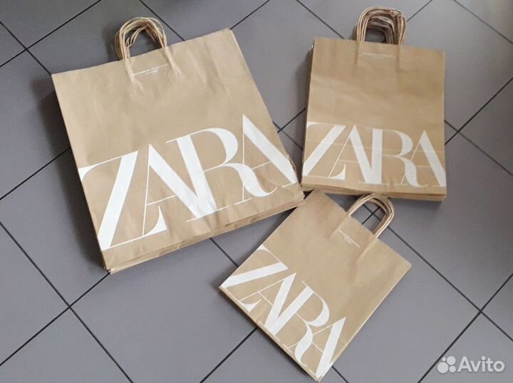 Брендовые пакеты Zara