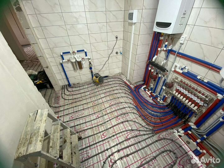 Монтаж систем отопления водопровода канализации