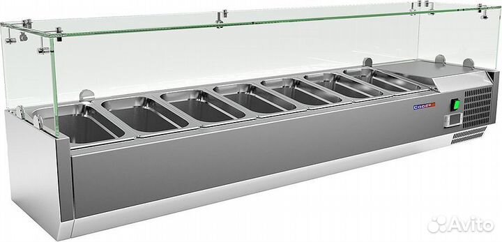 Витрина холодильная настольная cooleq VRX 1500/330