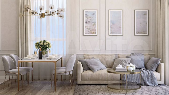 3-к. квартира, 53,1 м², 11/15 эт.