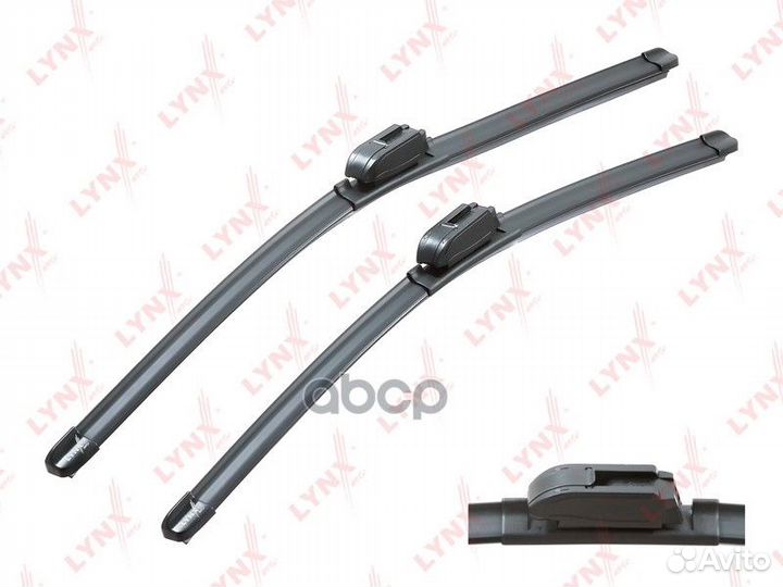 LB-1246) Комплект бескаркасных щеток стеклоочи