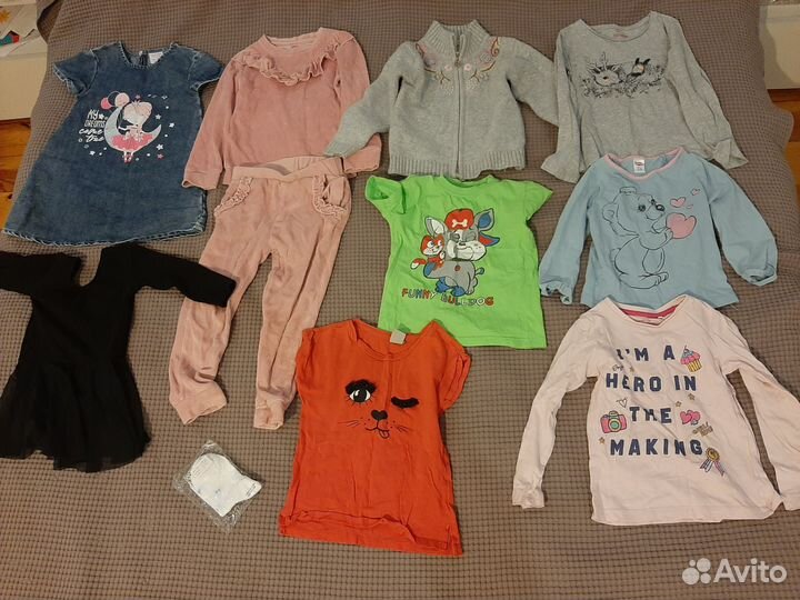 Пакет одежды на девочку 110