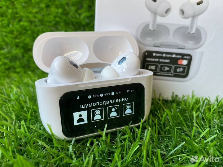 AirPods Pro 2 с сенсорным дисплеем