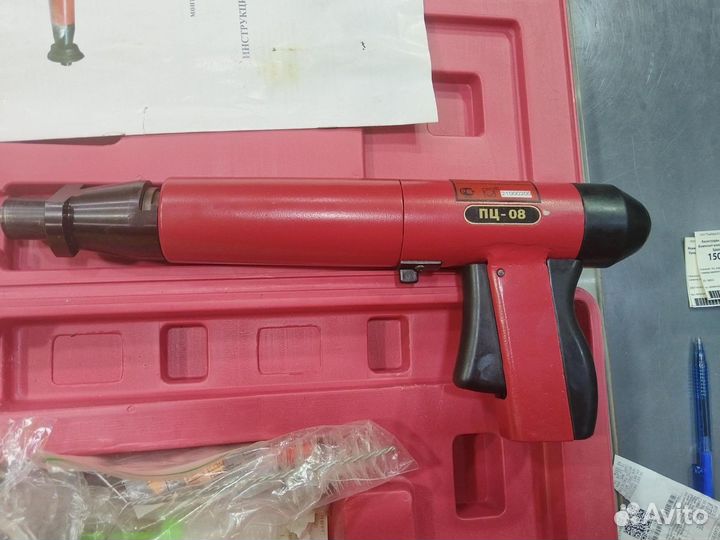 Монтажный однозарядный пистолет мисом пц-08