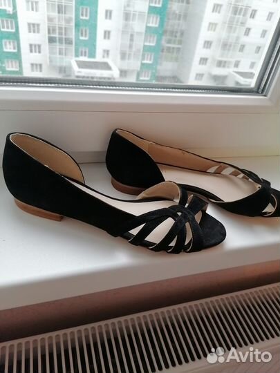 Босоножки женские 38 размер натуральная замша