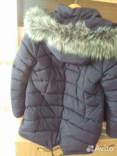Зимний пуховик для девочки на 10-12 лет