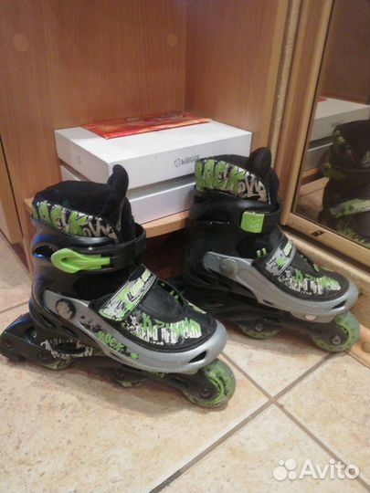 Роликовые коньки детские раздвижные