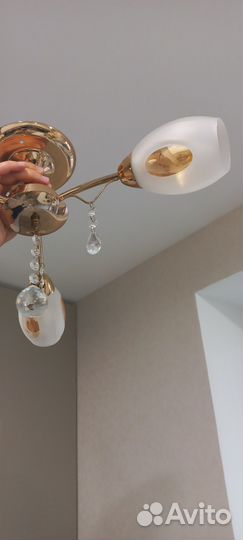Люстра потолочная бу 3 лампочки