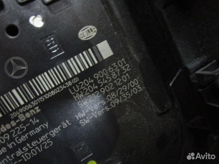 Блок SAM задний w204 C-class 272.948 26.08.2010