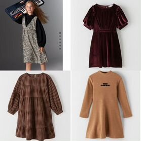 Zara 134 новые платья