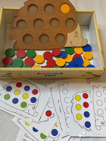 Мозаика детская деревянная на логику