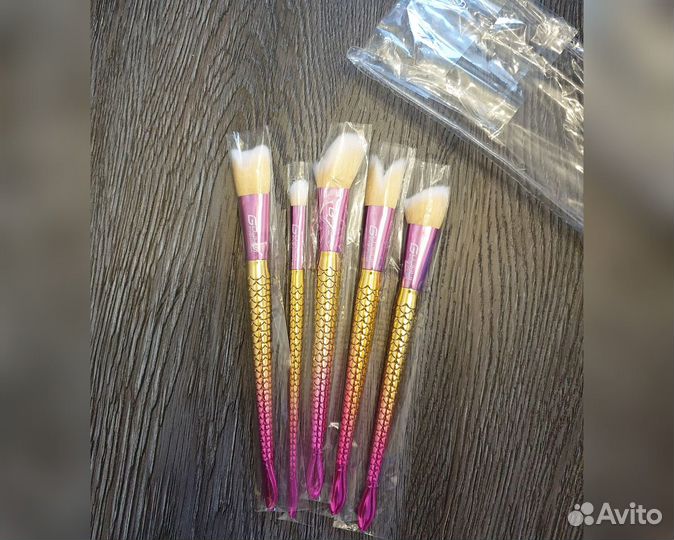 Новые Кисти для макияжа Хвост русалки, красивые