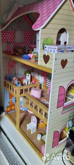 Дом большой для кукол Demi Star с аксессуарами